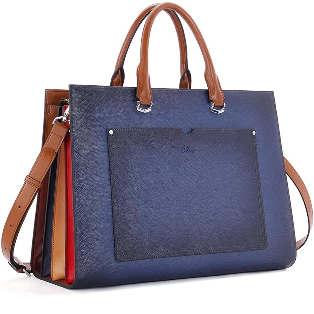 Cluci Navy Laptop Bag